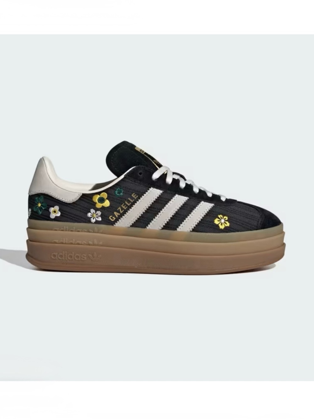 NWT adidas Originals x Liberty London Gazelle Bold Shoes, Size 7.5 - Picture 5 of 12